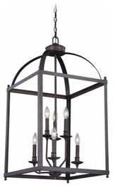 Vaxcel Juliet 6-Light Pendant Architectura Light, Architectural Bronze