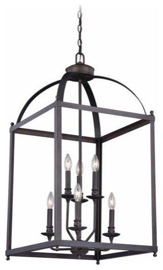 Vaxcel Juliet 6-Light Pendant Architectura Light, Architectural Bronze