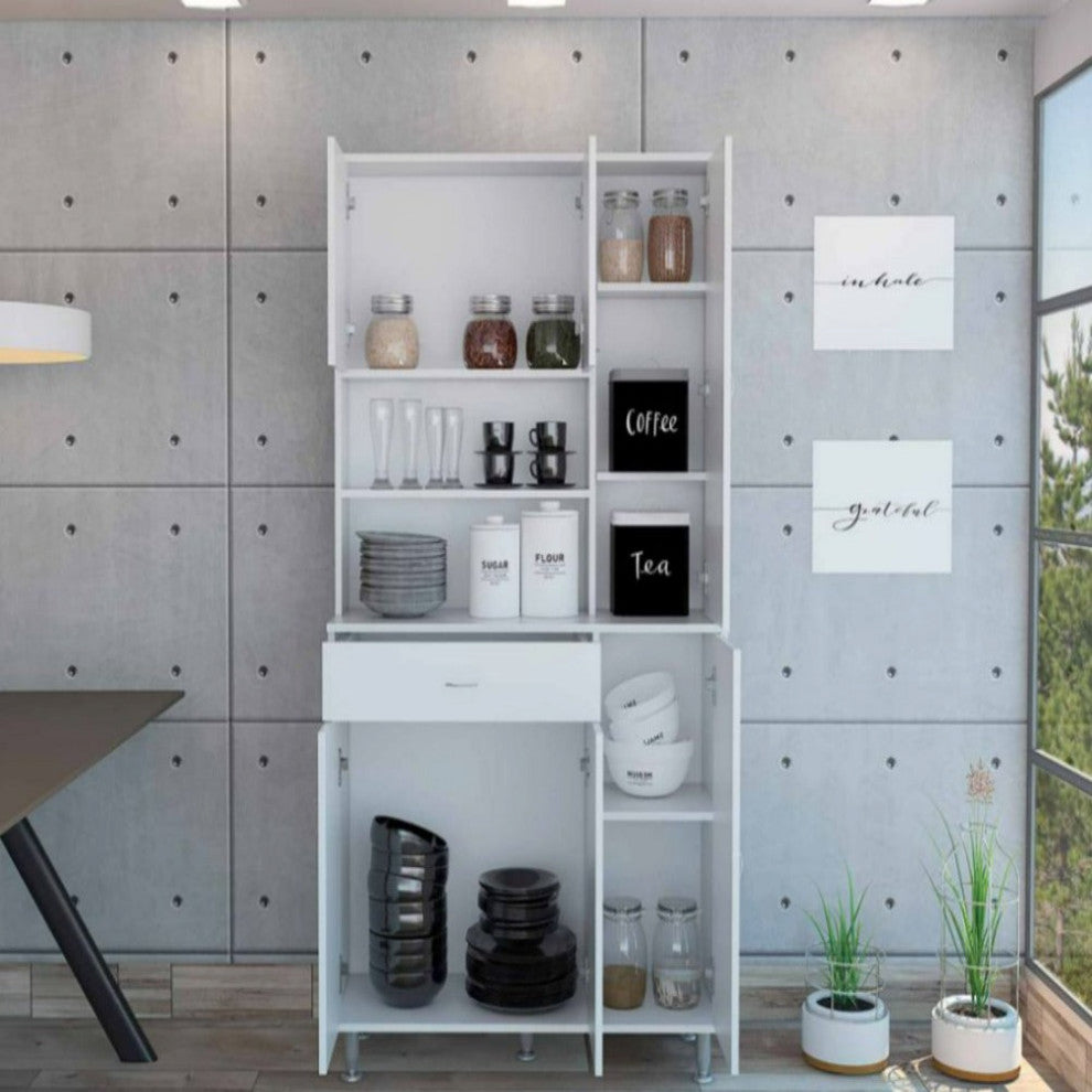 Kitchen Pantry Piacenza, Kitchen, White