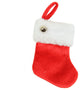 6" Red Velvet Christmas Stocking