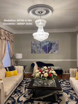 Artistry Lighting, Round 32" Classic White Ceiling Medallion (ART80-Q-201)