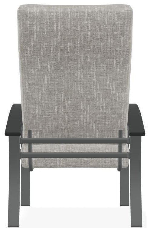 Belle Isle Cushion Outdoor Armchair, Hither Pewter/Graphite