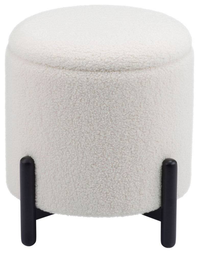 Calistoga Ottoman Ivory