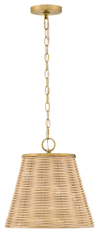 Lark Brynn Medium Pendant, Lacquered Brass