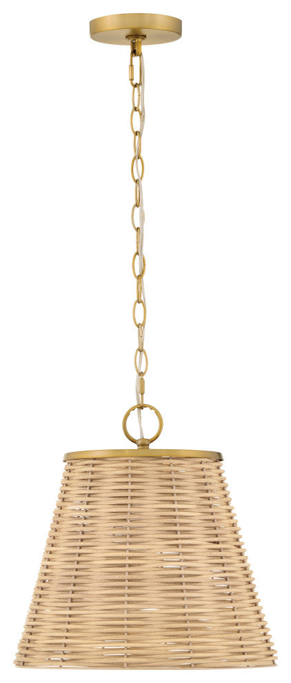 Lark Brynn Medium Pendant, Lacquered Brass