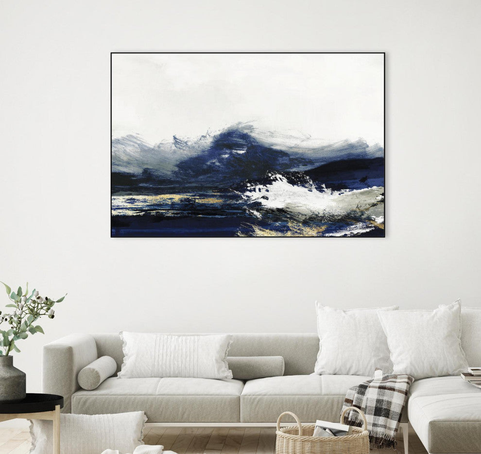 "Water" Framed Canvas by Giant Art 36"x24"