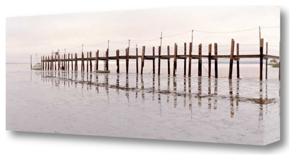 Beach Pier 2 Giclee Wrap Canvas Wall Art