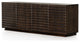 Tussac Media Console, Matte Brown Neem