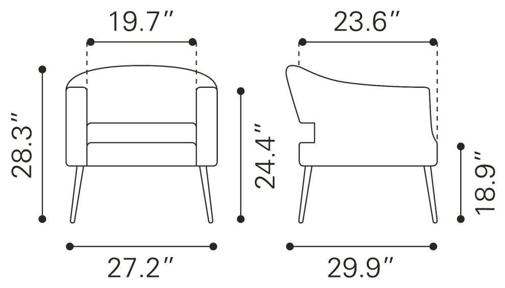 Accent Chair, Steel Metal, Vintage Brown, Black, Lounge Cafe Lobby Hospitality