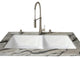 Double Bowl - Easy installation No Hole Undermount