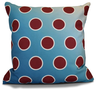 Holiday Bubbly Pillow, Teal, 26"x26"