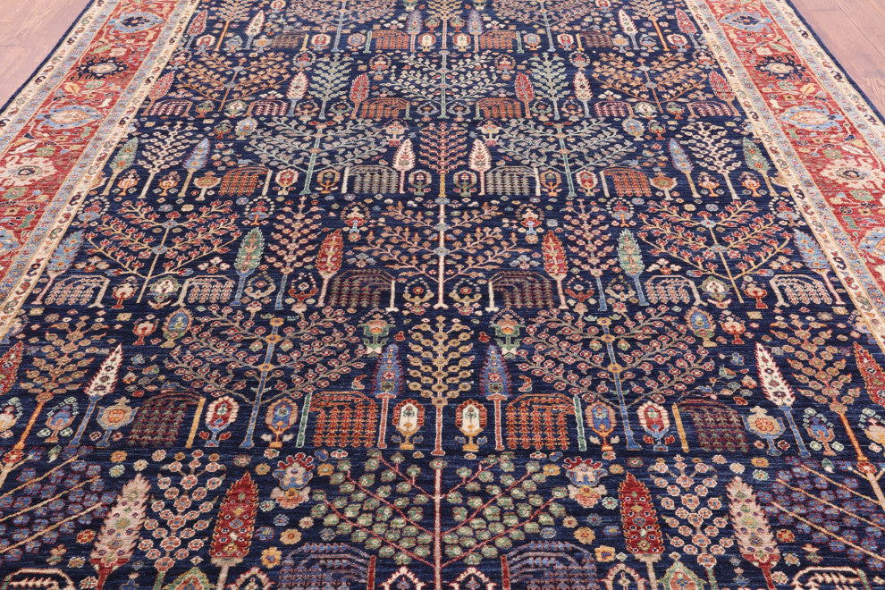 Persian Ziegler Hand Knotted Wool Rug 9' 3" X 11' 8" Q7793
