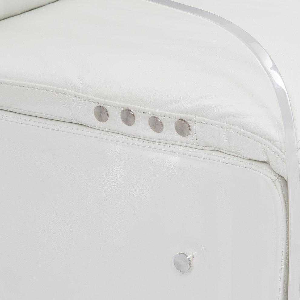 Bernhardt Parc Leather Power Motion Chair