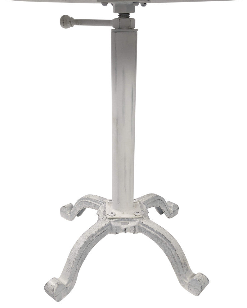 Colton Adj Vintage Table, Whitewash