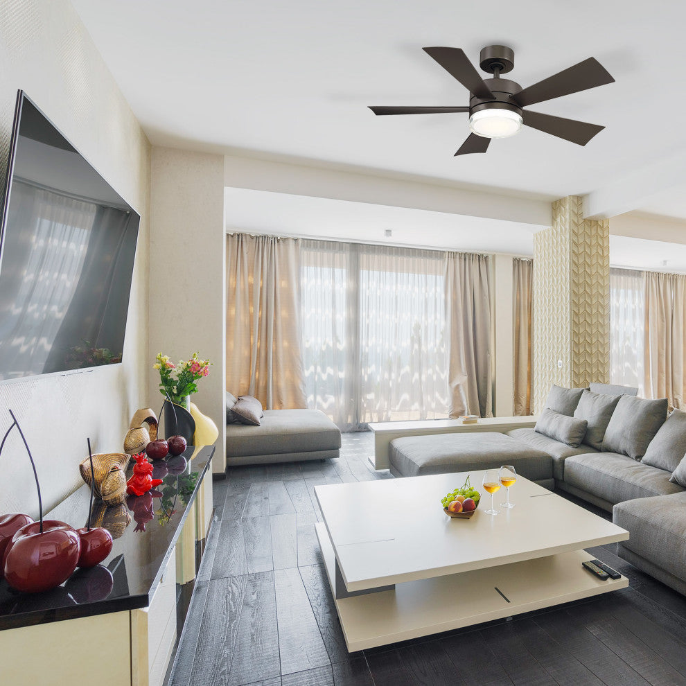 Modern Forms Wynd Ceiling Fan, Bronze