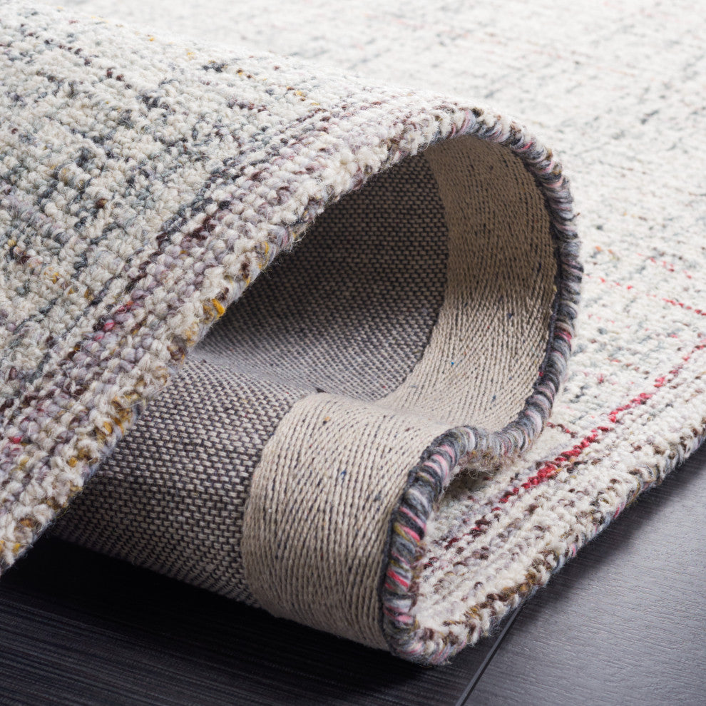 Safavieh Couture Abstract Collection, ABT467 Rug, Red/Ivory, 8'x10'