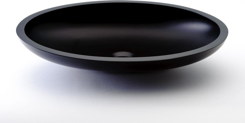 Vetro European Vessel Sink, Black