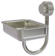 Venus Wall Mount Soap Dish With Groovy Accents, Satin Nickel