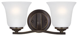 Generation Lighting 4439002 Emmons 2 Light 15"W Bathroom Vanity - Bronze