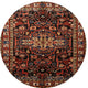 Ahgly Company Indoor Round Traditional Area Rugs, 3' Round