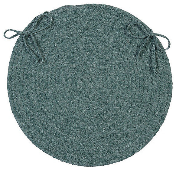 Colonial Mills Chair Pad Bristol Teal Chair Pad
