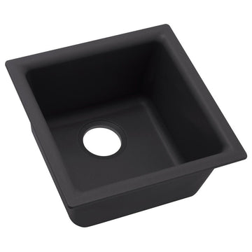Elkay Luxe 15 3/4" One Bowl Drop In/Undermount Bar/Prep Kitchen Sink, ELX1616CA0