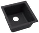 Elkay Luxe 15 3/4" One Bowl Drop In/Undermount Bar/Prep Kitchen Sink, ELX1616CA0