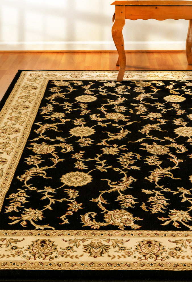 Legacy Black Rug, 5'3"x7'7"
