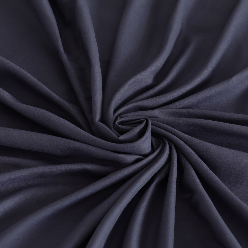 Furinno Angeland Vienne 4-Piece Microfiber Bed Sheet Set, King, Navy Blue