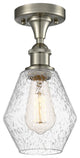 Innovations 516-1C-SN-G654-6 1-Light Semi-Flush Mount, Brushed Satin Nickel