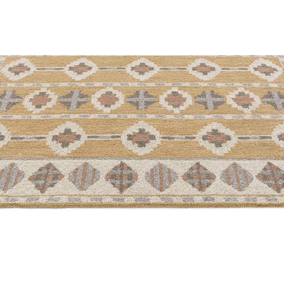 Freya Quince Area Rug, Gold, 3'x5'