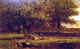 George Inness Evening, 18"x27" Wall Decal