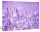 Stunning Purple Lavender Field, Landscape Canvas Art Print, 20"x12"