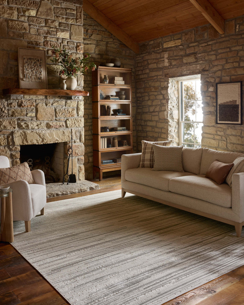 Loloi Townes Beige / Grey 3'-11" x 5'-11" Accent Rug
