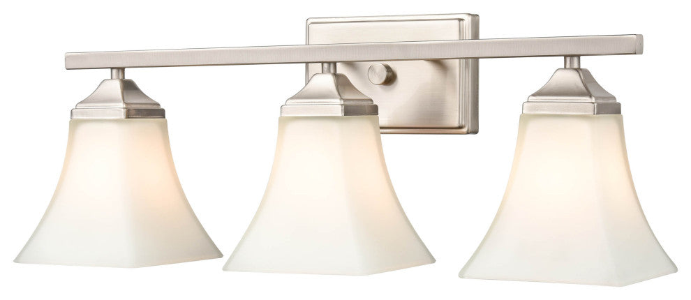 3 Light 23.25" Brushed Nickel Vanity Light