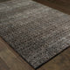 Aegina Diamonds Black/Gray Area Rug, 1'10"x3'2"