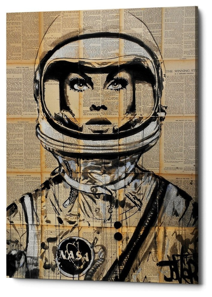 Epic Graffiti "Orbit" by Loui Jover, Giclee Canvas Wall Art, 12"x18"