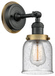 INNOVATIONS LIGHTING 203BK-BPBB-HRBB-G54 Small Bell 1 Light Mixed Metals Sconce