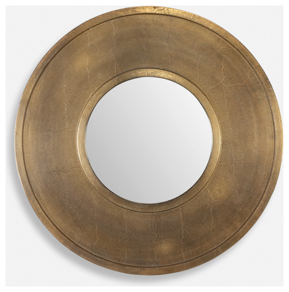 Uttermost - 07088 - Mirror - Axel - Antique Brass