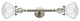 INNOVATIONS 208L-SN-G324 2-Light Bath Vanity Light Brushed Satin Nickel