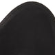 vidaXL Chair Accent Foldable Butterfly Chair for Living Room Black Real Leather