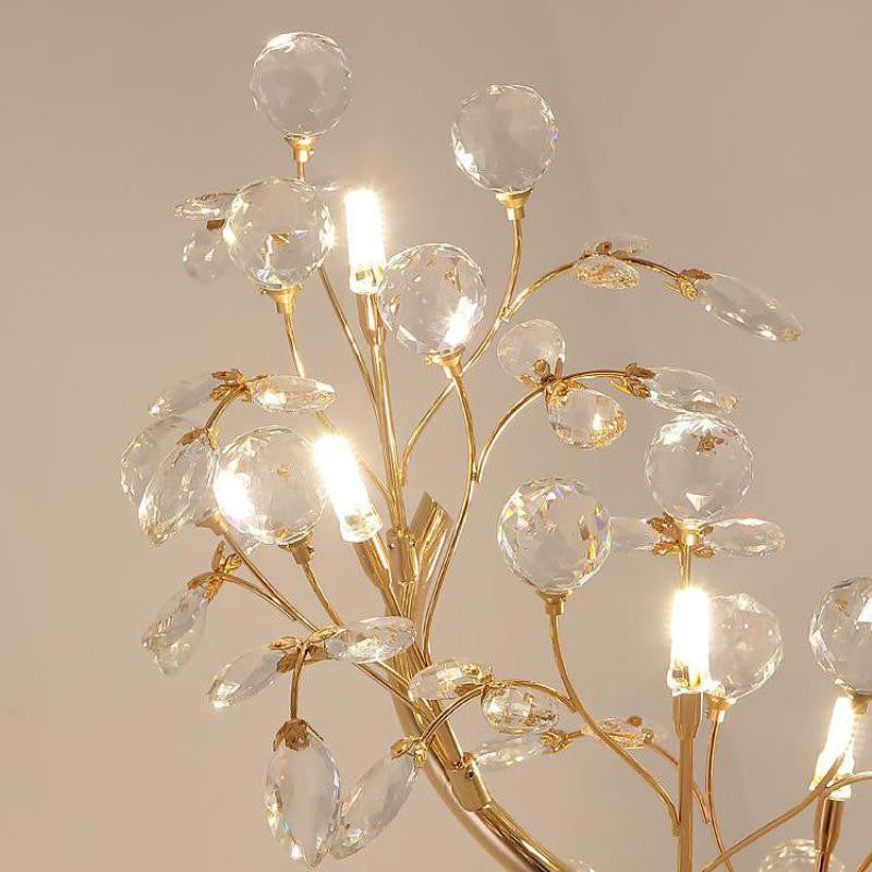 Laax | Gold Crystal LED Nightlight in the Shape of Tree, B