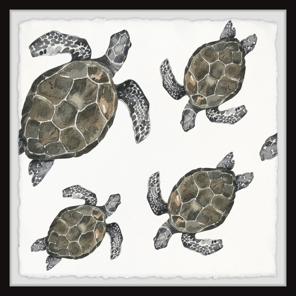 "Come Out of Your Shell" Framed Painting Print, 18x18