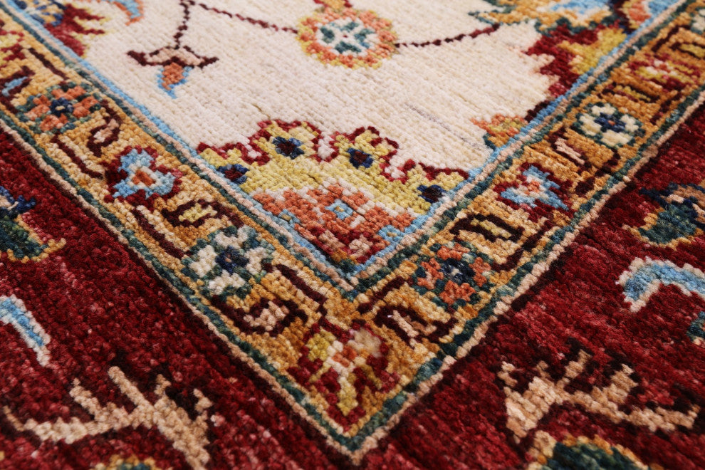 5' 9" X 7' 10" Persian Tabriz Handmade Wool Rug Q10010