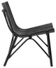 Black Bamboo Scoop Chair