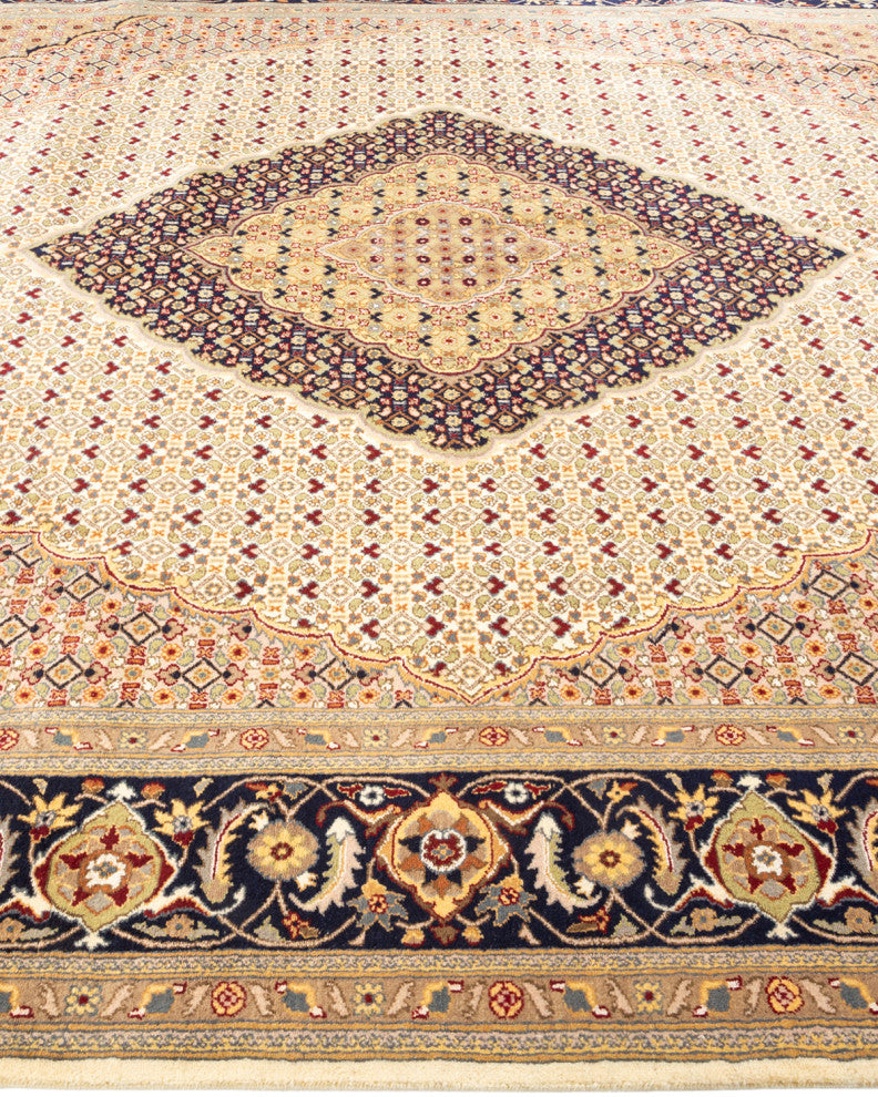 Mogul, One-of-a-Kind Hand-Knotted Area Rug Ivory, 8' 2" x 10' 5"