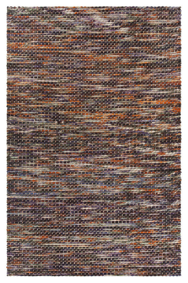Argos Contemporary Area Rug, Orange, 5'x7'6"