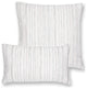 Luxe Stripe Pebble Indoor/Outdoor Performance Lumbar Pillow, 12"x20"