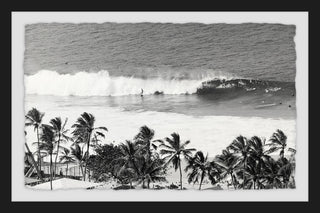 "Surfing Safari" Framed Painting Print, 45"x30"