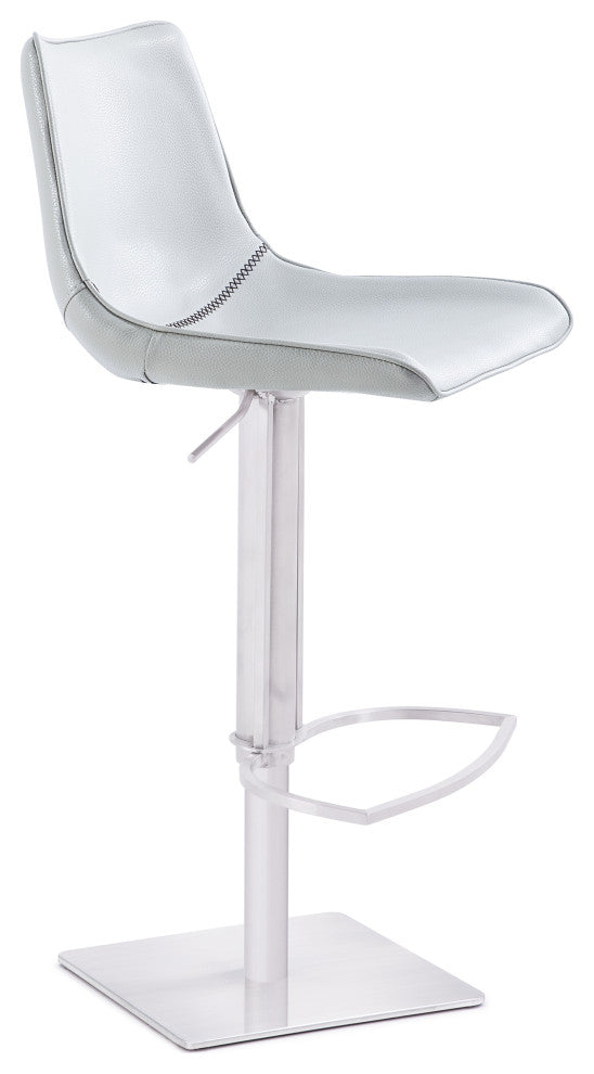 Modrest Manning Modern White Bar Stool